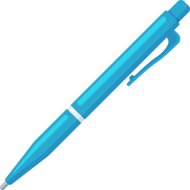 mavi top kalem resmi