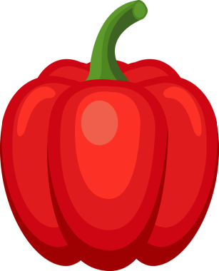 Sebzeli tatlı biber dolma biberi.