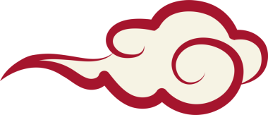 spiral eğri geleneksel Çin tarzı bulut çizimi