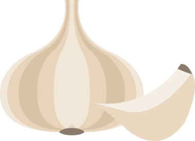 Renkli gıda malzemesi sebzeli sarımsak.