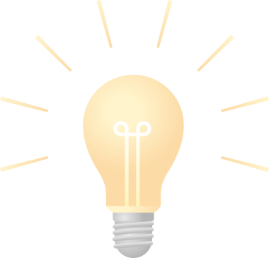 Ampul karikatür çizimi izole nesne