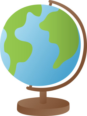 karikatür gradyan dünya izole ögesi