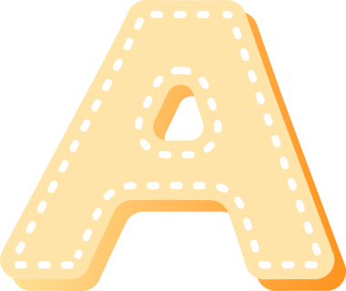 çizgi çizgi tipografik tasarım sanat büyük harf alfabesi