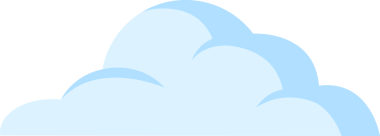 şeffaf arkaplan resmi Karikatür mavi bulut çizimi izole nesne