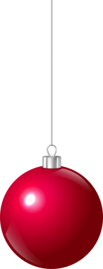 3D gerçekçi noel süsü kırmızı takı topu