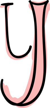 Graffiti el çizimi stil alfabesi küçük harf y