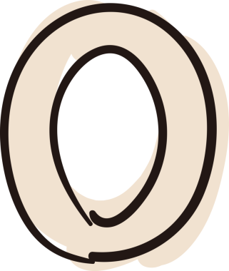 Graffiti el çizimi stil harfi sıfır numara