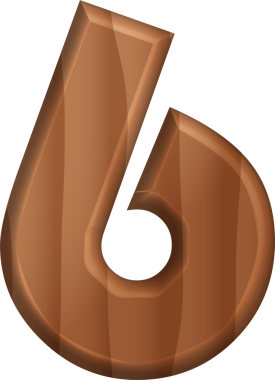 3D gerçekçi ahşap doku yazı tipi yazı tipi resim numarası