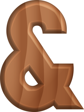 3D gerçekçi ahşap doku tipografi yazı tipi metin sanatı simgesi ve imza