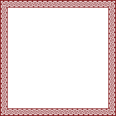 Kare çerçeve şablonu geometri spirali çapraz iz çizgisi