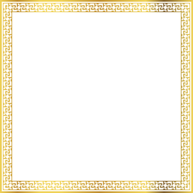 Lüks altın kare çerçeve botanik bahçesi vingate deseni