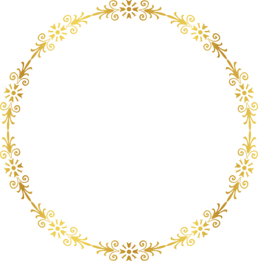 Lüks altın çerçeve botanik bahçesi vingate deseni