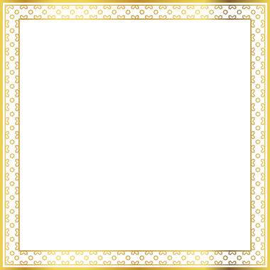 Lüks altın kare çerçeve botanik bahçesi vingate deseni