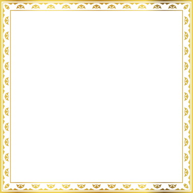 Lüks altın kare çerçeve botanik bahçesi vingate deseni