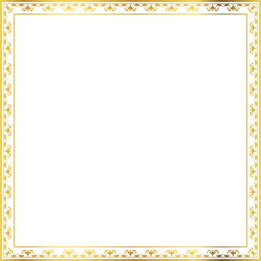 Lüks altın kare çerçeve botanik bahçesi vingate deseni