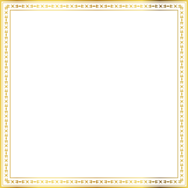 Lüks altın kare çerçeve botanik bahçesi vingate deseni