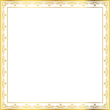 Lüks altın kare çerçeve botanik bahçesi vingate deseni