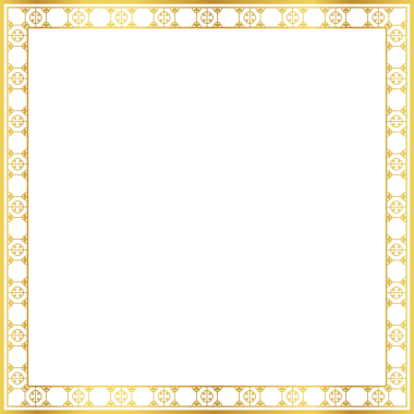 Lüks altın kare çerçeve botanik bahçesi vingate deseni