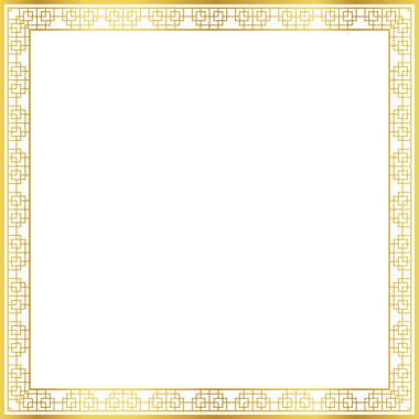 Lüks altın kare çerçeve botanik bahçesi vingate deseni