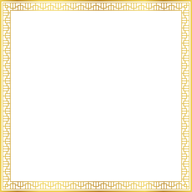 Lüks altın kare çerçeve botanik bahçesi vingate deseni