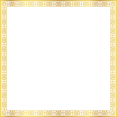 Lüks altın kare çerçeve botanik bahçesi vingate deseni