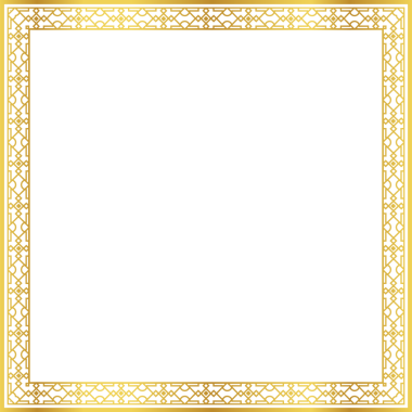 Lüks altın kare çerçeve botanik bahçesi vingate deseni
