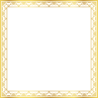 Lüks altın kare çerçeve botanik bahçesi vingate deseni
