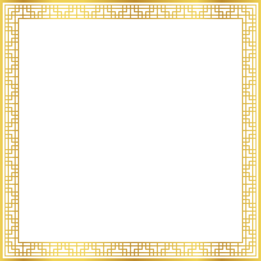 Lüks altın kare çerçeve botanik bahçesi vingate deseni