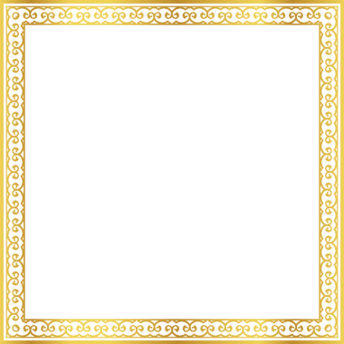 Lüks altın kare çerçeve botanik bahçesi vingate deseni