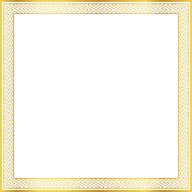 Lüks altın kare çerçeve botanik bahçesi vingate deseni