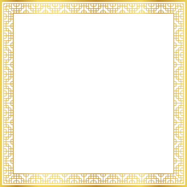 Lüks altın kare çerçeve botanik bahçesi vingate deseni