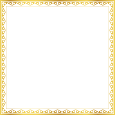 Lüks altın kare çerçeve botanik bahçesi vingate deseni