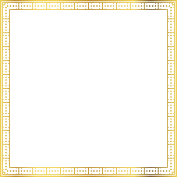 Lüks altın kare çerçeve botanik bahçesi vingate deseni