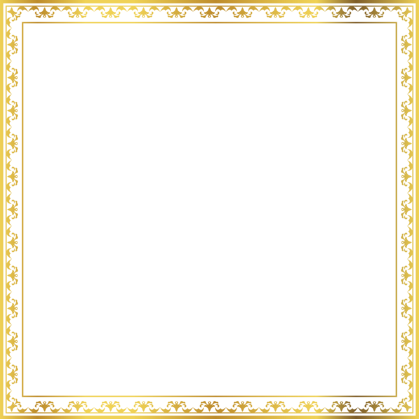 Lüks altın kare çerçeve botanik bahçesi vingate deseni