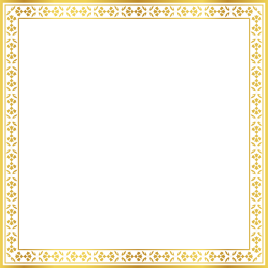 Lüks altın kare çerçeve botanik bahçesi vingate deseni