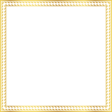 Lüks altın kare çerçeve botanik bahçesi vingate deseni