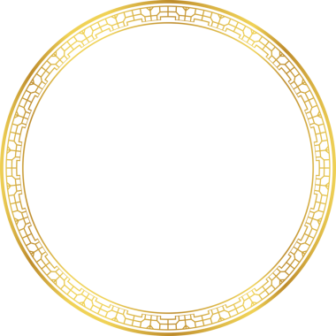 Lüks altın çerçeve botanik bahçesi vingate deseni