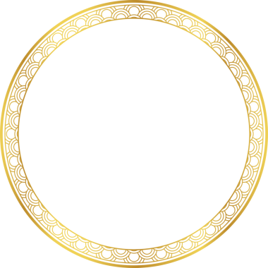 Lüks altın çerçeve botanik bahçesi vingate deseni