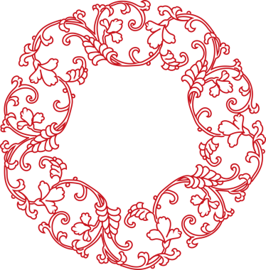 Antik Çin Retro Deseni sarmal eğrisi sarmaşık çerçevesi