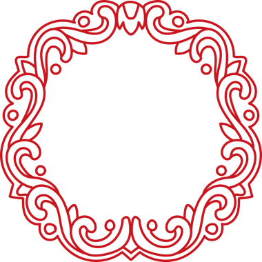 Antik Çin Retro Desenli spiral dalga çapraz çerçevesi