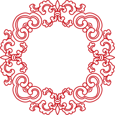 Antik Çin Retro Deseni spiral eğrisi zincirleme çerçeve çizgisi