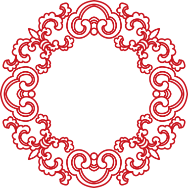 Antik Çin Retro Deseni spiral eğrisi zincirleme çerçeve çizgisi