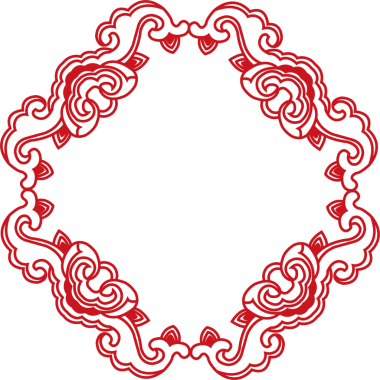 Antik Çin Retro Deseni spiral eğrisi zincirleme çerçeve çizgisi