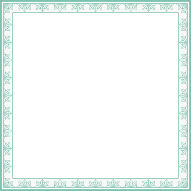 Antika kare çerçeve botanik bahçesi eski model soyut sınır