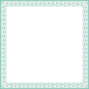 Antika kare çerçeve botanik bahçesi eski model soyut sınır