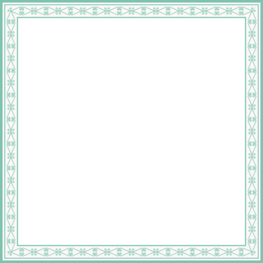 Antika kare çerçeve botanik bahçesi eski model soyut sınır