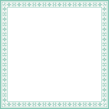 Antika kare çerçeve botanik bahçesi eski model soyut sınır