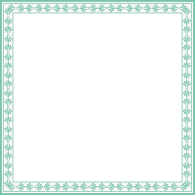 Antika kare çerçeve botanik bahçesi eski model soyut sınır