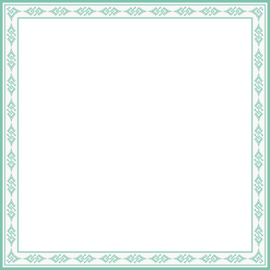 Antika kare çerçeve botanik bahçesi eski model soyut sınır