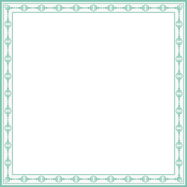 Antika kare çerçeve botanik bahçesi eski model soyut sınır